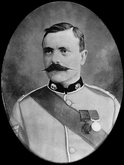 Portrait du sergent J. Danagher, Connaught Rangers, 1890 - English Photographer